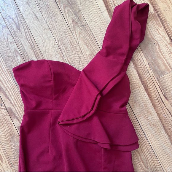 Hello Molly One Shoulder Ruffle Dress Size 8 NWT - Picture 7 of 8